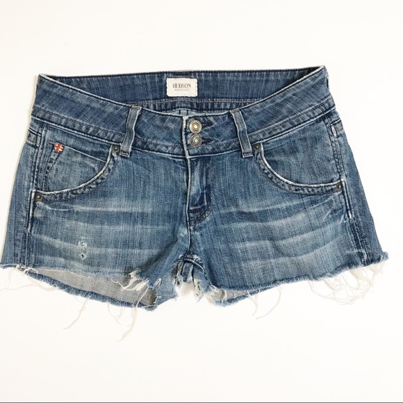 Hudson Jeans Pants - Hudson Distressed Denim Jean Shorts Size 26
